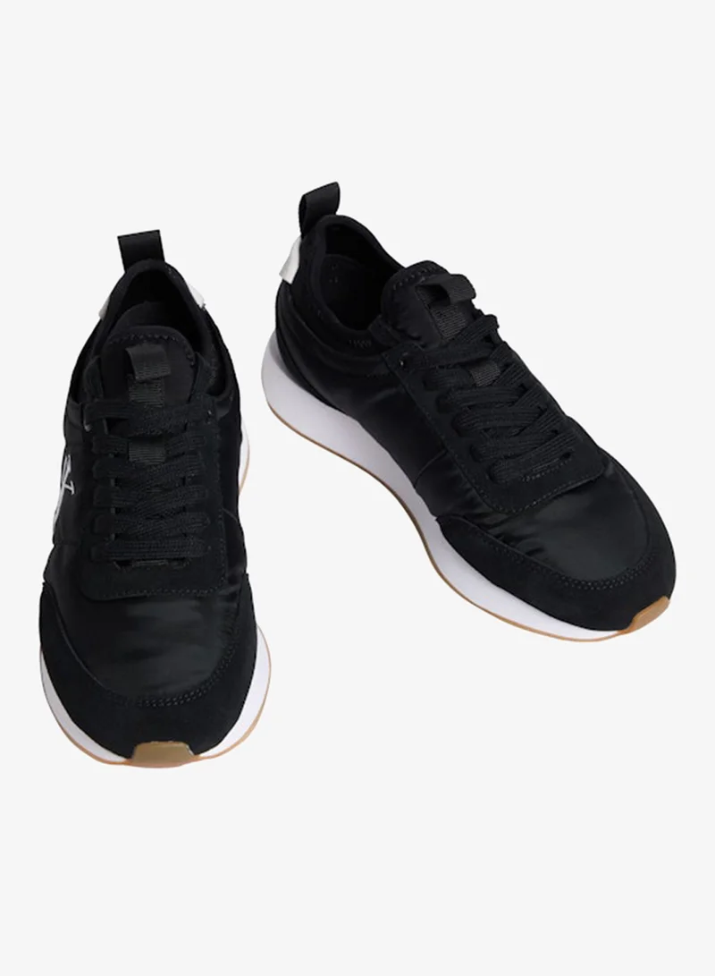 Calvin Klein Jeans Embroidery Mono-SoTrainers With Leather